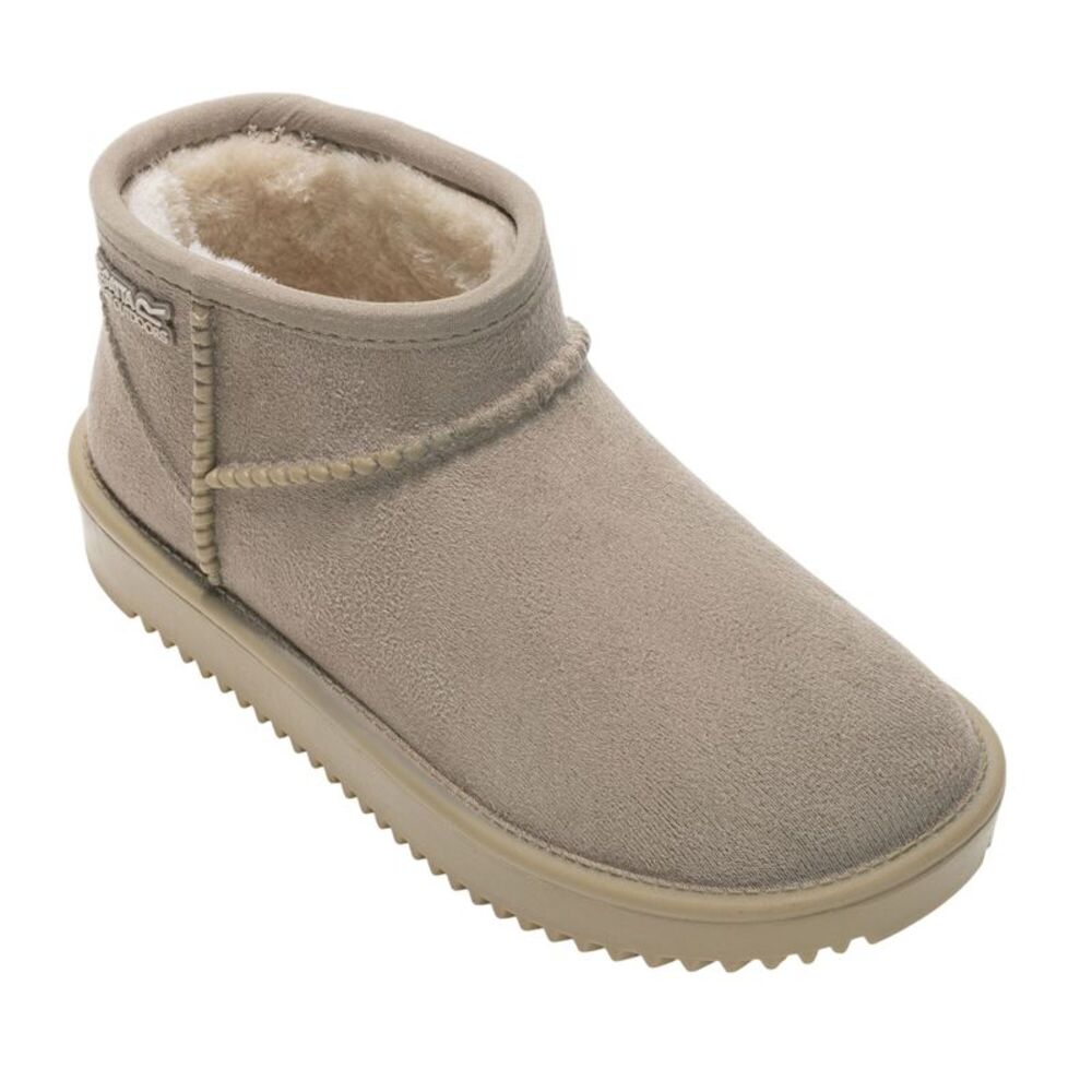 Regatta Childrens/Kids Risley Waterproof Winter Boots / Soft Taupe